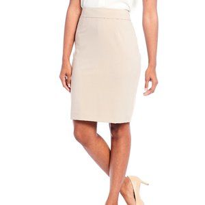 Beige Calvin Klein Pencil Skirt